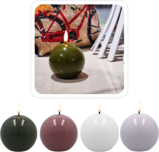 Realistische vlam zonder zorgen