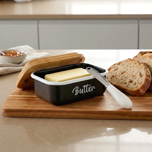 Bamboe deksel voor versheid