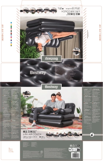 5-in-1: van sofa tot volwaardig bed