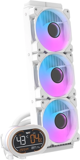ARGB-verlichting en strak wit design