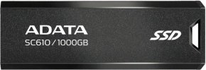 Externe SSD-schijf ADATA SC610 1000GB USB3.2 Gen2 zwart