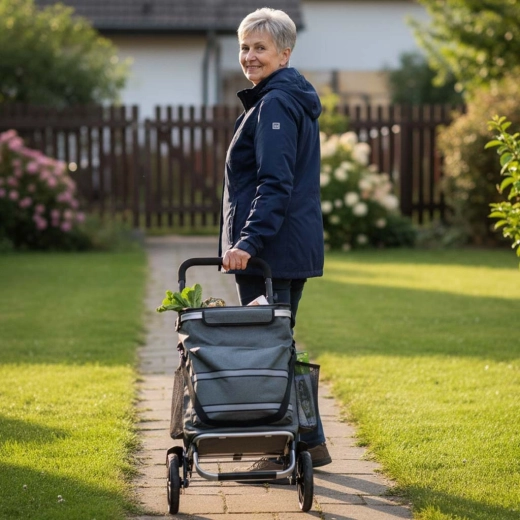 Comfortabel manoeuvreren dankzij grote wielen