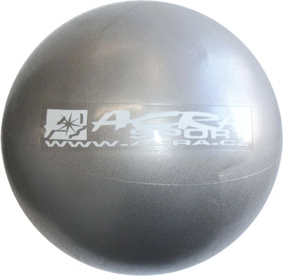 Acra overball 30 cm metallic zilverkleurig