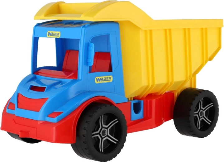 Kleurrijke bouwtruck voor kleine bestuurders