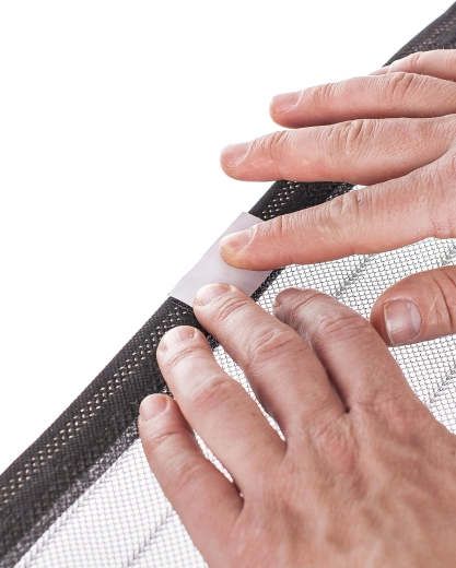 Snelle montage met klittenband zonder gereedschap