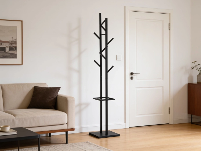 Staande kapstok AXON 178 cm zwart