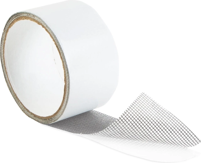 Zelfklevende reparatietape voor horren 2 m × 5 cm, grijs