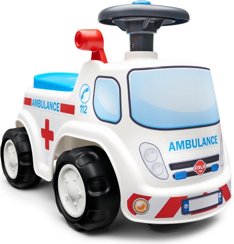 FALK loopauto ambulance met claxon