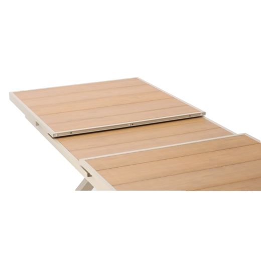 Elegant blad met houtdecor