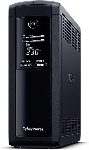 Noodstroomvoorziening UPS CYBERPOWER VP1600ELCD-FR 1600 VA / 960 W met LCD en AVR, 5x FR