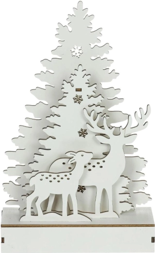 Betoverend winterbosmotief