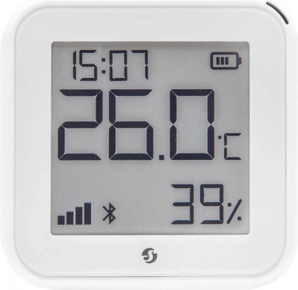 Slimme temperatuur- en vochtigheidssensor Shelly H&T Gen3 wit