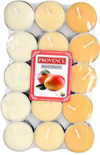 Geurende theelichtjes Provence mango 30 stuks