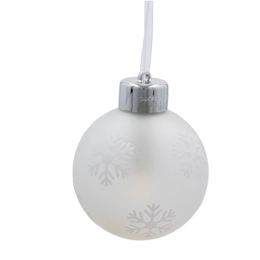 Subtiel winterdesign van glas