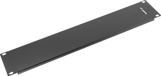 Afdekpaneel voor 19'' rackkast 2U zwart