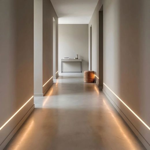 Elegante afwerking van de LED-strip