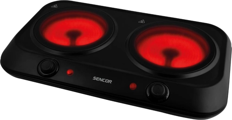 Sencor keramische kookplaat met twee kookzones