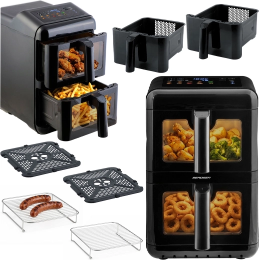 Berdsen dubbele heteluchtfriteuse 11,6 l
