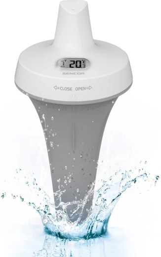 Drijvende meting van de watertemperatuur