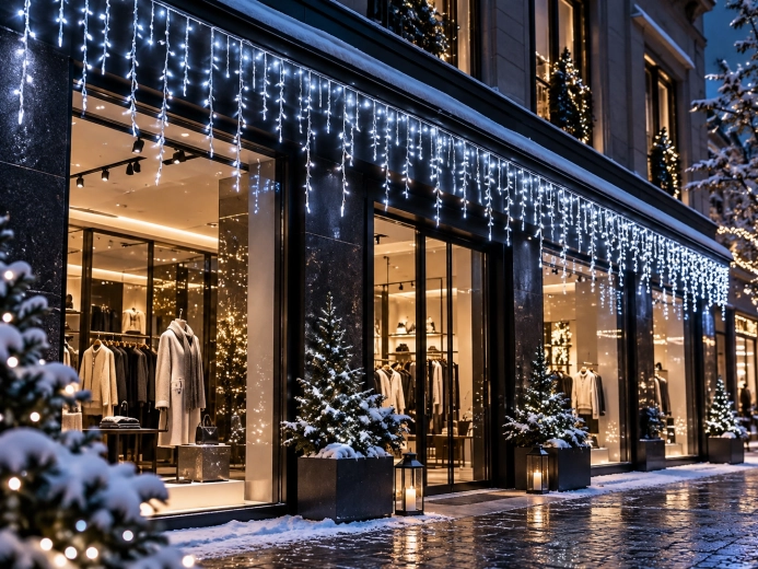 Koud wit licht voor een winterse sfeer