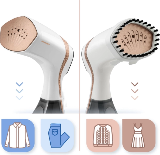 Twee opzetstukken voor gladde en delicate materialen
