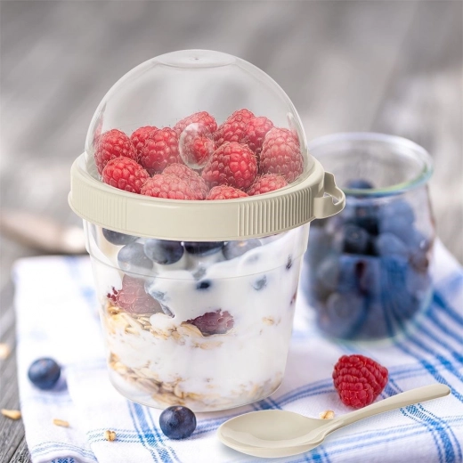 Twee­lagig design voor knapperige toppings