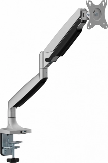 Gasveer-bureau monitorarm voor LED/LCD 17-45" met USB-A en USB-C