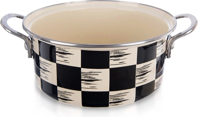 Geëmailleerde pan Schaakbord 20 cm, 2,2 l