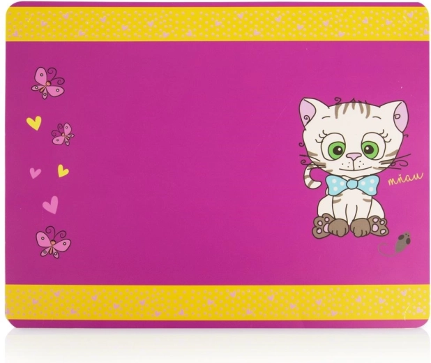 Kinderplacemat met kattenmotief 35 × 25 cm