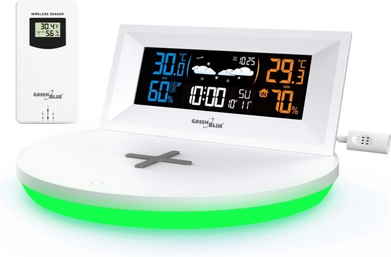 Qi-draadloos opladen direct in de basis