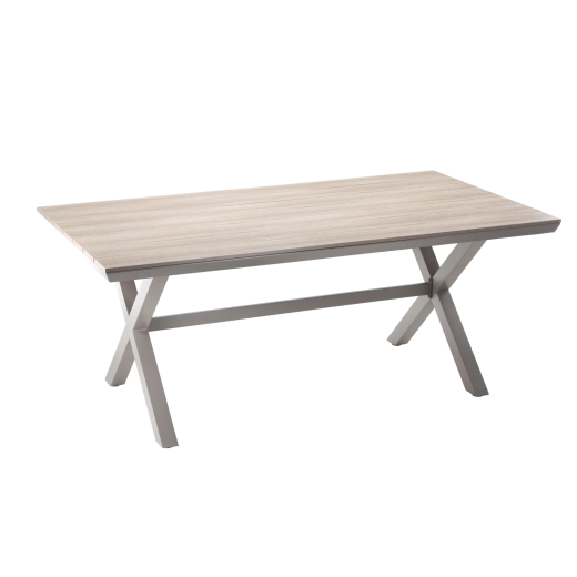 Polywood tafelblad met houtlook