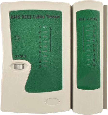 RJ45/RJ11-tester voor snelle diagnose