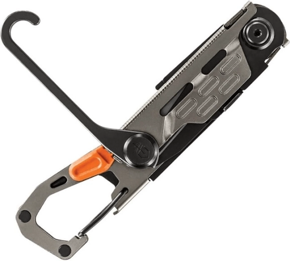 Karabiner voor snelle bevestiging aan je uitrusting