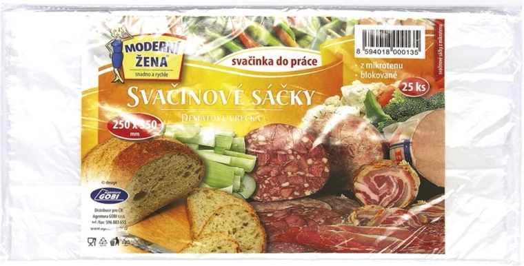 Snackzakjes 25 × 35 cm, 25 stuks