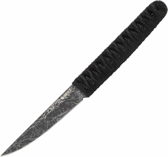 CRKT Obake Black – alledaags mes met roggenleren handgreep en Zytel schede