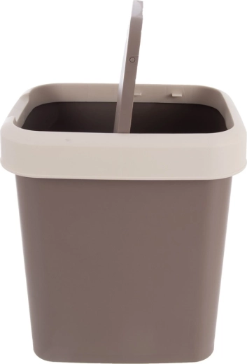 Klepdeksel voor comfortabel en schoon weggooien