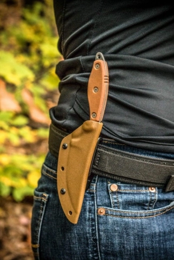 Kydex schede met draaibare clip
