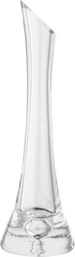 Glazen vaas met druppel 25 cm
