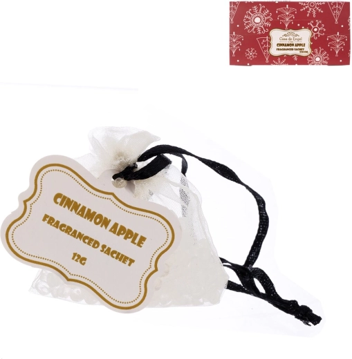 Geurzakje van organza met kaneel- en appelgeur 12 g