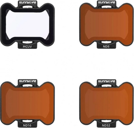 Set filters MCUV + ND8 + ND16 + ND32 voor DJI Avata 2 van Sunnylife