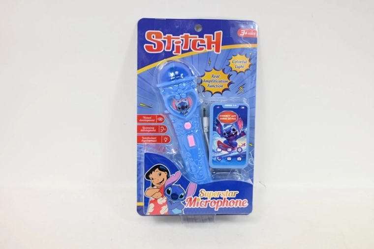 Stitch-microfoon met licht- en geluidseffecten