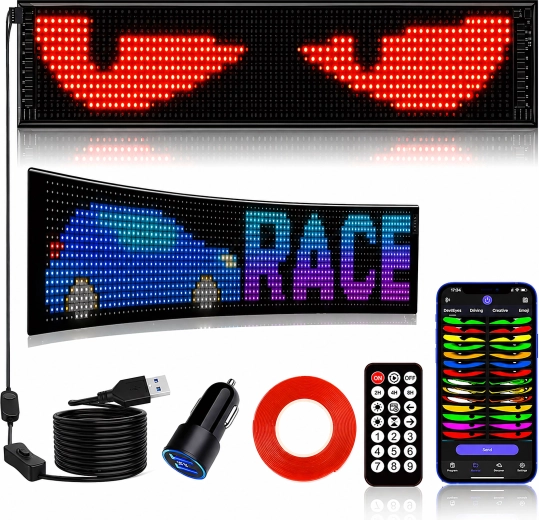 Programmeerbaar LED-display voor teksten en grafische content