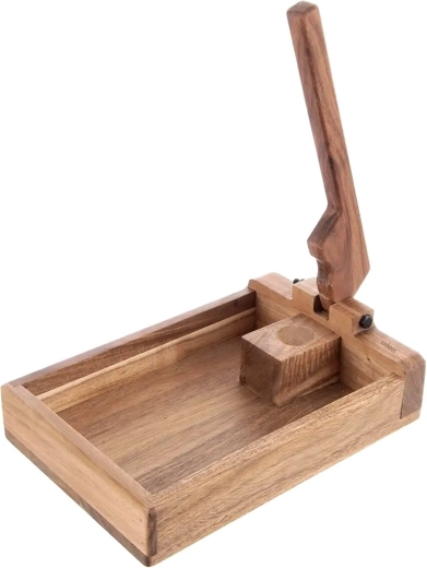 Duurzaam acaciahout en metaal