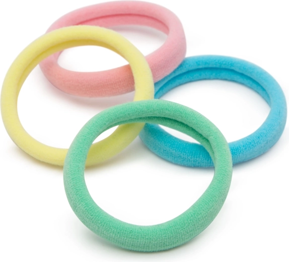 Set elastiekjes voor het haar, 12 stuks