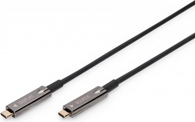 Hybride actieve USB‑C – USB‑C kabel 4K 60 Hz, 10 m