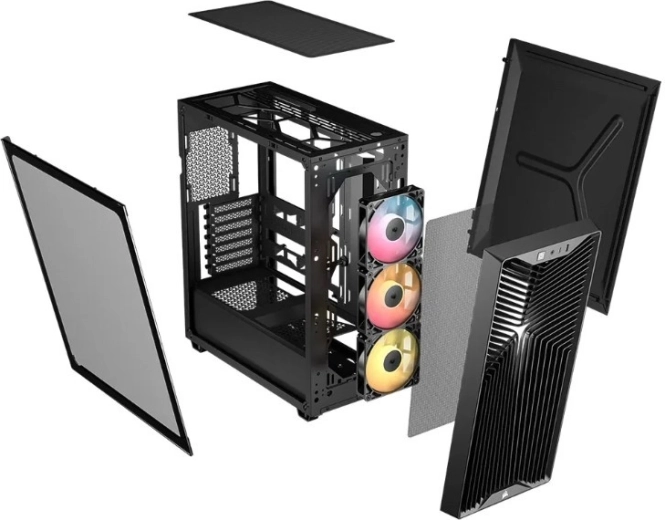 Modulaire constructie en 3× RS120 ARGB inbegrepen