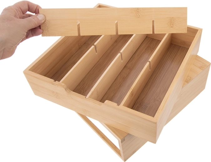 Uitneembare en verstelbare tussenschotten