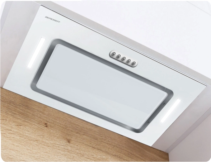 Dubbele LED-verlichting voor een helder kookoppervlak