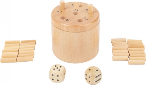 Small foot Super Zes – houten dobbelspel voor 2–6 spelers