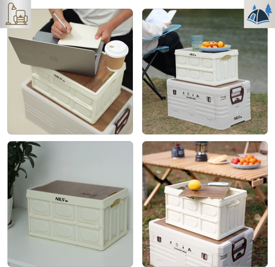 Stapelbaar, duurzaam en gemakkelijk draagbaar